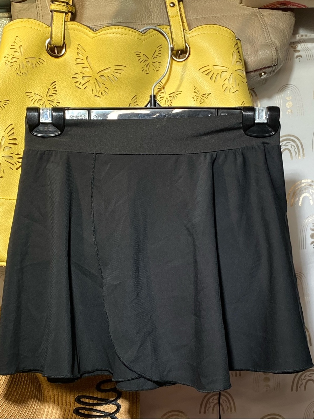 Keds Black Elastic Waist Skirt